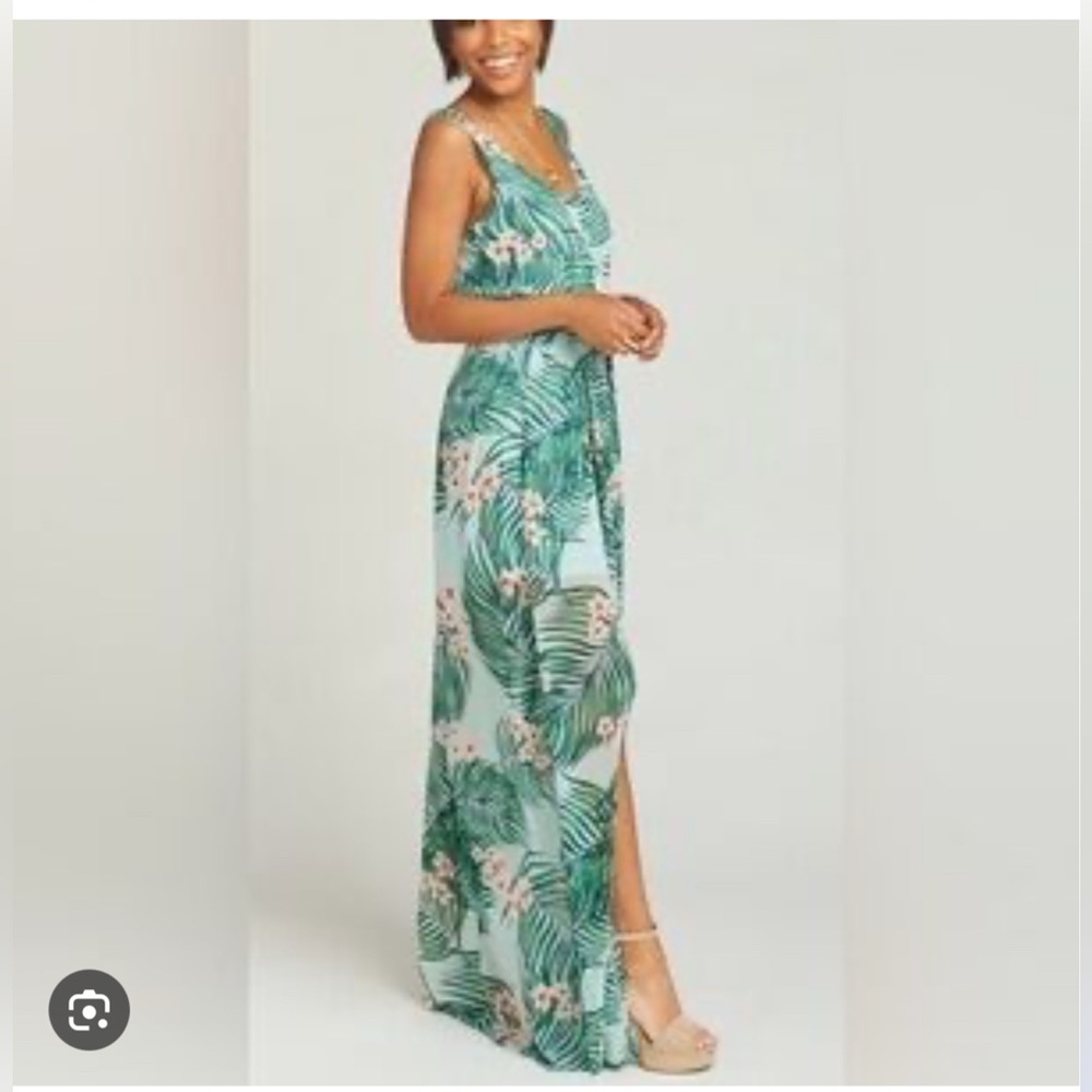 Show Me Your MuMu Jenn Maxi Dress in Hanalei Dream tropical print - Picture 2 of 10